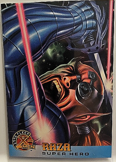 1996 Fleer X-Men #57 Raza — front