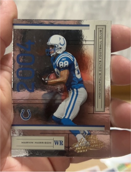 2004 Playoff Absolute Memorabilia Marvin Harrison — front