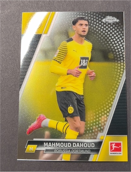 2021-22 Topps Chrome Bundesliga #33 Mahmoud Dahoud Borussia Dortmund — front
