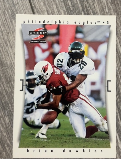 1997 Score #S Brian Dawkins — front