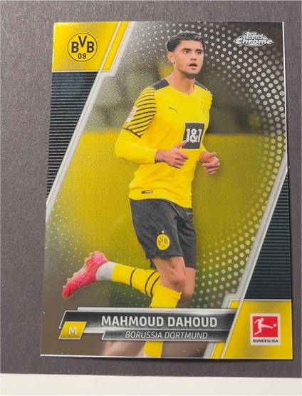 2021-22 Topps Chrome Bundesliga #33 Mahmoud Dahoud — front