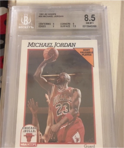 1991-92 Hoops #30 Michael Jordan — front