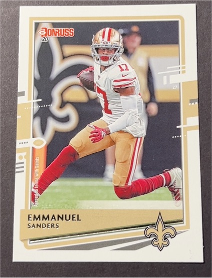 2020 Donruss #14 Emmanuel Sanders — front