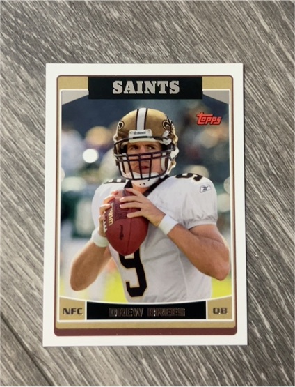 2006 Topps #161 Drew Brees — front