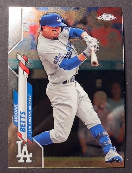 2020 Topps Chrome #100 Mookie Betts — front
