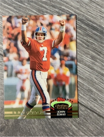 1992 Topps Stadium Club #110 John Elway — front