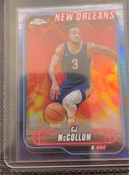 2024-25 Topps Chrome #157 CJ McCollum — front