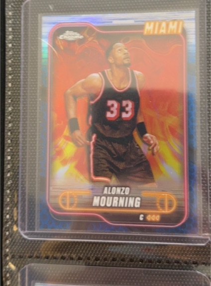 2024-25 Topps Chrome #9 Alonzo Mourning — front