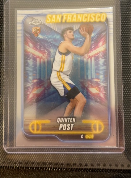 2024-25 Topps Chrome #121 Quinten Post — front
