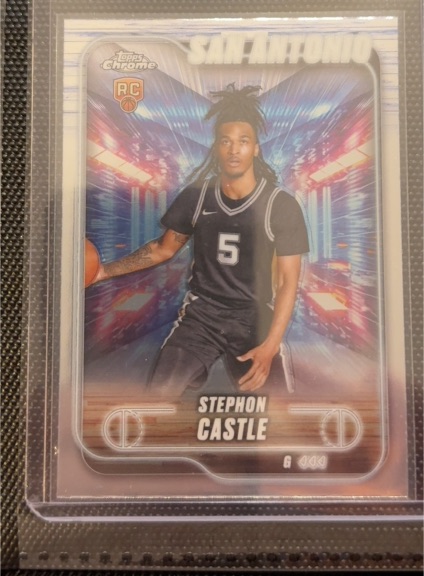 2024-25 Topps Chrome #122 Stephon Castle — front