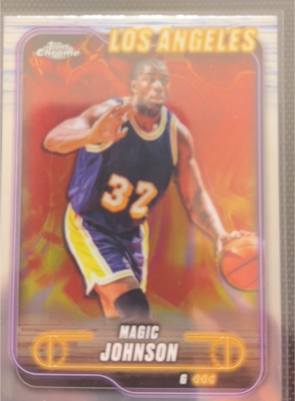 2024-25 Topps Chrome #59 Magic Johnson — front