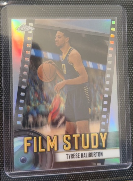 2024-25 Topps Chrome #FS-13 Tyrese Haliburton Film Study — front