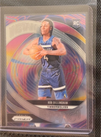 2024-25 Panini Prizm #8 Rob Dillingham Instant Impact — front