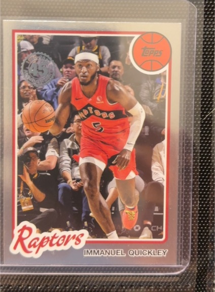 2025-26 Topps #80BK-8 Immanuel Quickley 1980-81 Topps Basketball — front