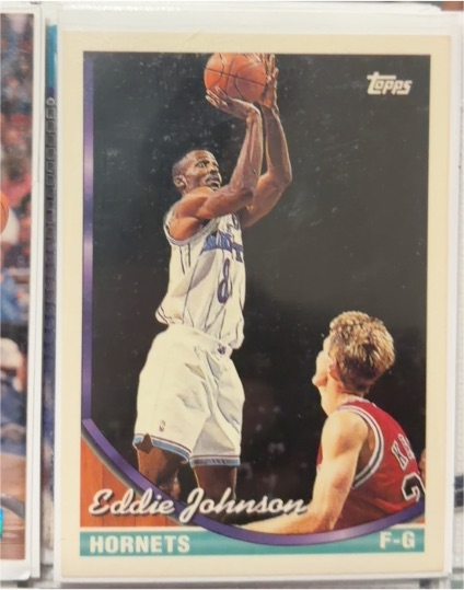 1993-94 Topps #242 Eddie Johnson — front