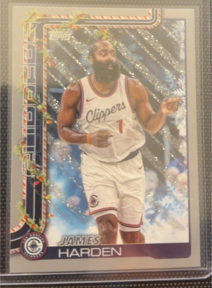2025-26 Topps Holiday #H113 James Harden — front