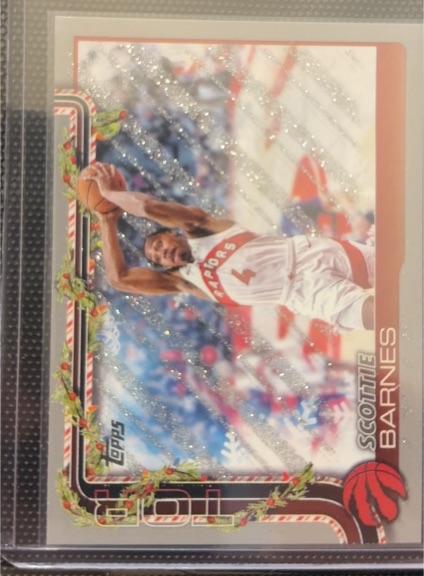 2025-26 Topps Holiday #H25 Scottie Barnes — front