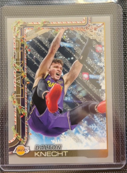 2025-26 Topps Holiday #H122 Dalton Knecht — front