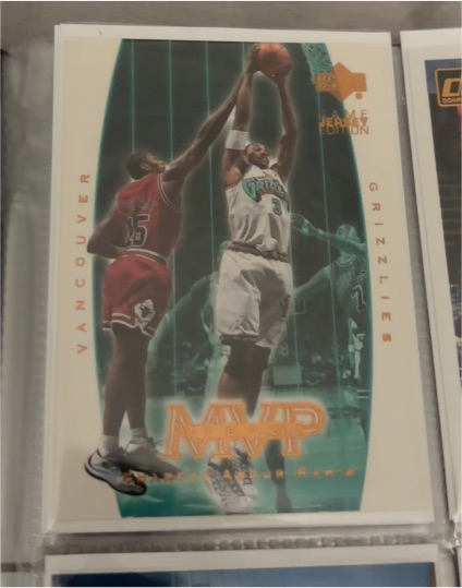 2000-01 Upper Deck MVP Game Jersey Edition #414 Shareef Abdur-Rahim — front
