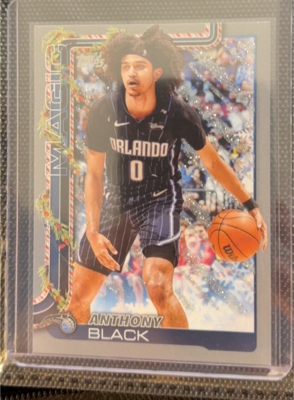 2025-26 Topps Holiday #H70 Anthony Black — front