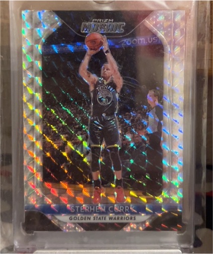 2021 Panini Prizm Mosaic Stephen Curry — front