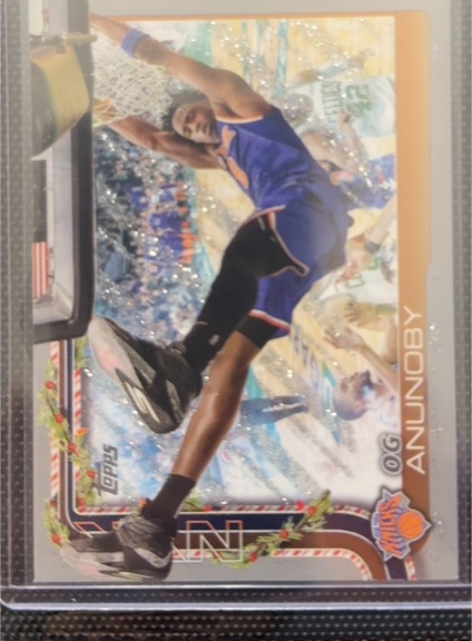 2025-26 Topps Holiday #H13 OG Anunoby — front