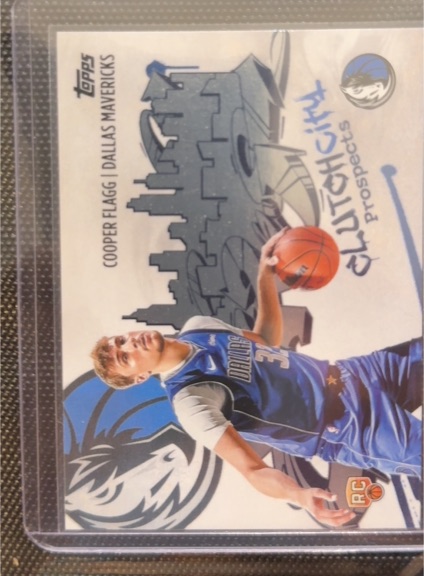 2025-26 Topps #CC-1 Cooper Flagg Clutch City Prospects — front