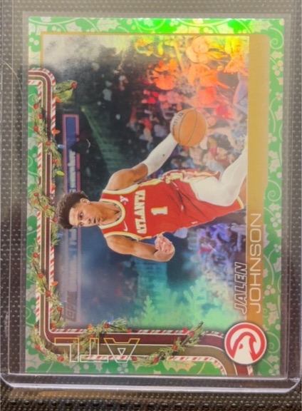 2025-26 Topps Holiday #H52 Jalen Johnson — front