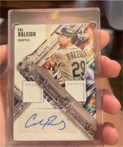 2022 Panini Diamond Kings DK Material Signatures #DMS-CR Cal Raleigh — front