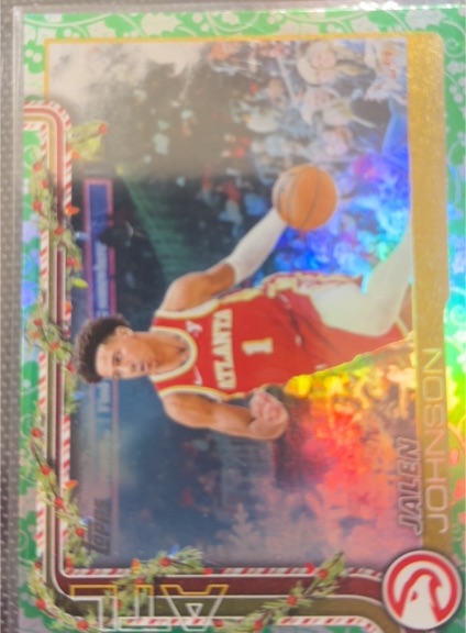 2025-26 Topps Holiday #H52 Jalen Johnson — front