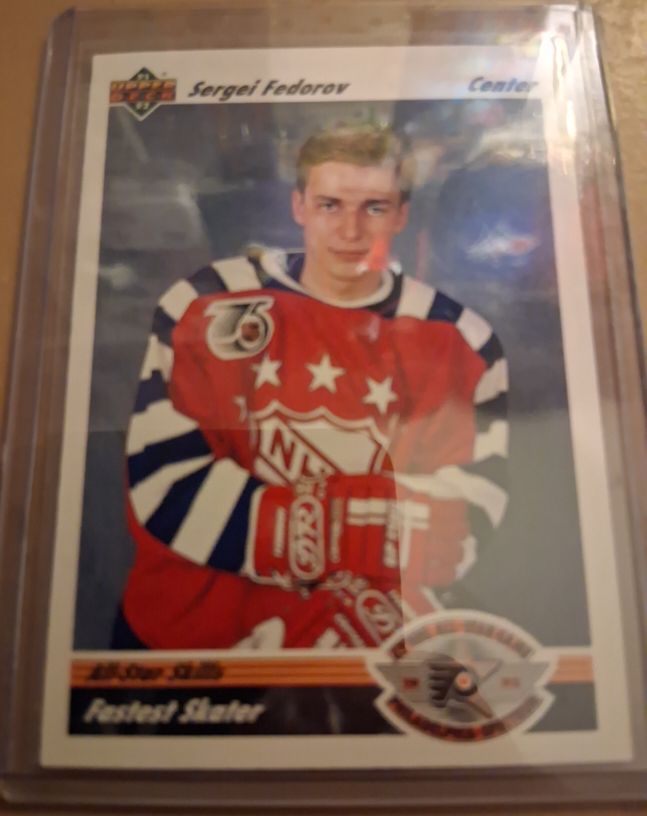 1991-92 Upper Deck #631 Sergei Fedorov — front
