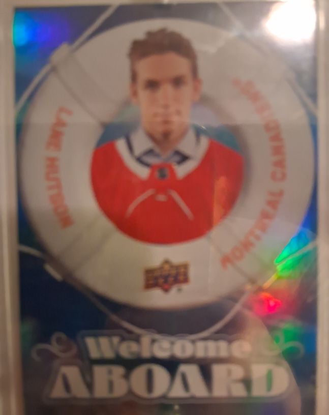 2024-25 Upper Deck Series 2 #WA-16 Lane Hutson Welcome Aboard — front