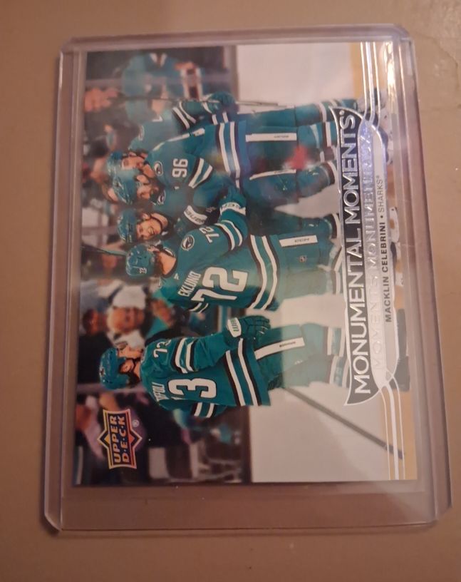 2025-26 Upper Deck Tim Hortons Monumental Moments #MM-7 Macklin Celebrini — front