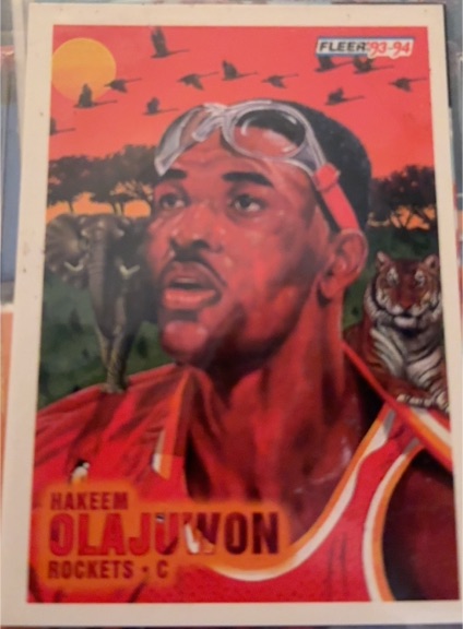 1993-94 Fleer #235 Hakeem Olajuwon — front