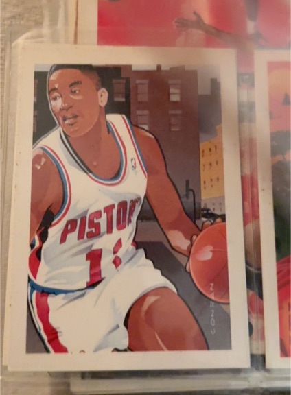 1991 NBA Hoops #510 Isiah Thomas — front