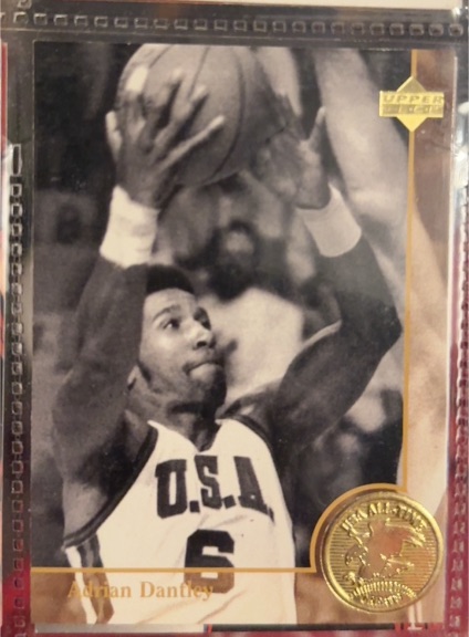 1994 Upper Deck USA #88 Adrian Dantley Gold Medal — front