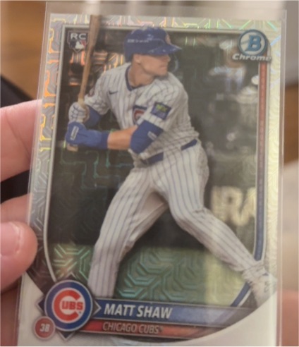 2025 Bowman Chrome #46 Matt Shaw — front