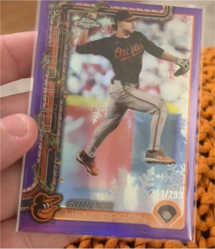 2025 Topps Chrome #213 Gunnar Henderson — front