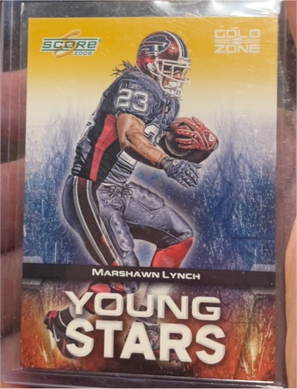 2008 Score Select Young Stars Red Zone #YS-4 Marshawn Lynch — front