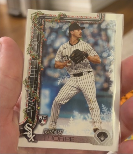 2025 Topps Holiday #H6 Drew Thorpe — front