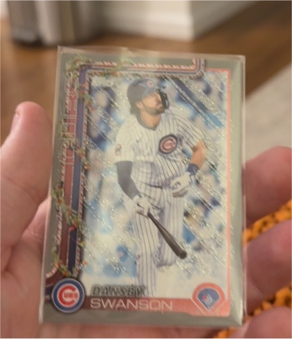 2025 Topps Holiday #H39 Dansby Swanson — front
