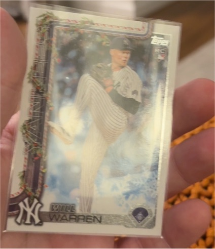 2025 Topps Holiday #H16 Will Warren — front