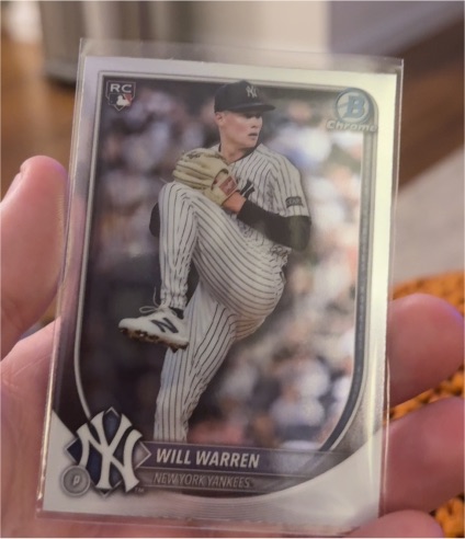 2025 Bowman Chrome #79 Will Warren — front
