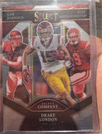 2022 Panini Select Draft Picks #194 Drake London — front