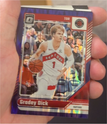 2024-25 Donruss Optic #184 Gradey Dick — front