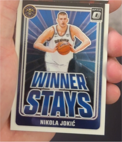 2024-25 Panini Donruss Optic #6 Nikola Jokic Winner Stays — front