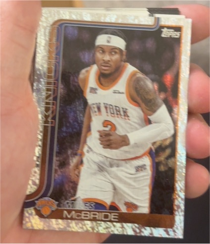 2025-26 Topps Basketball #17 Miles McBride — front