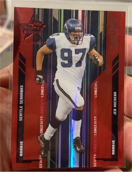 2005 Leaf Rookies & Stars Longevity Ruby #167 Jeb Huckeba — front