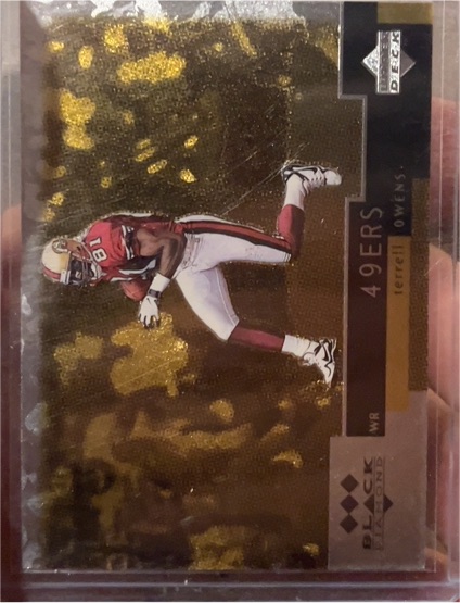 1998 Upper Deck Black Diamond Double Diamond #14 Terrell Owens — front