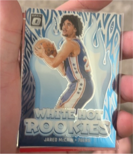 2024-25 Panini Donruss Optic #2 Jared McCain White Hot Rookies — front